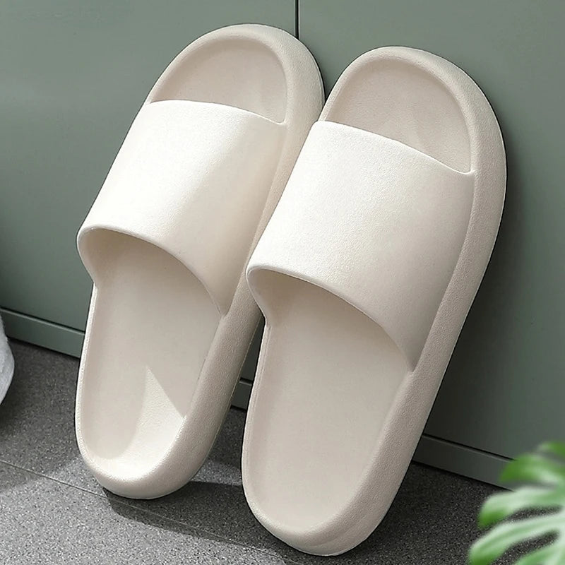 Slippers Male Sandals Bathroom Women Non Slip Outdoor Anti Skid Beach Slides Casual Flip Flops 2024 New Trend Summer